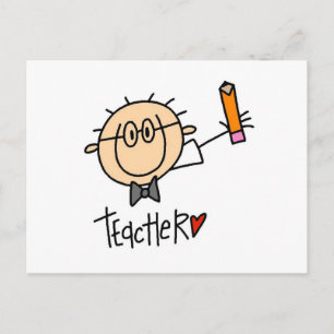 Cartão Postal Professor