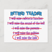 Professor aposentado "Vou Perder As Crianças" Dons