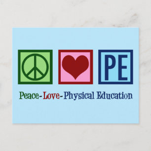 Cartão Postal Professor de educação em paz amava educação f