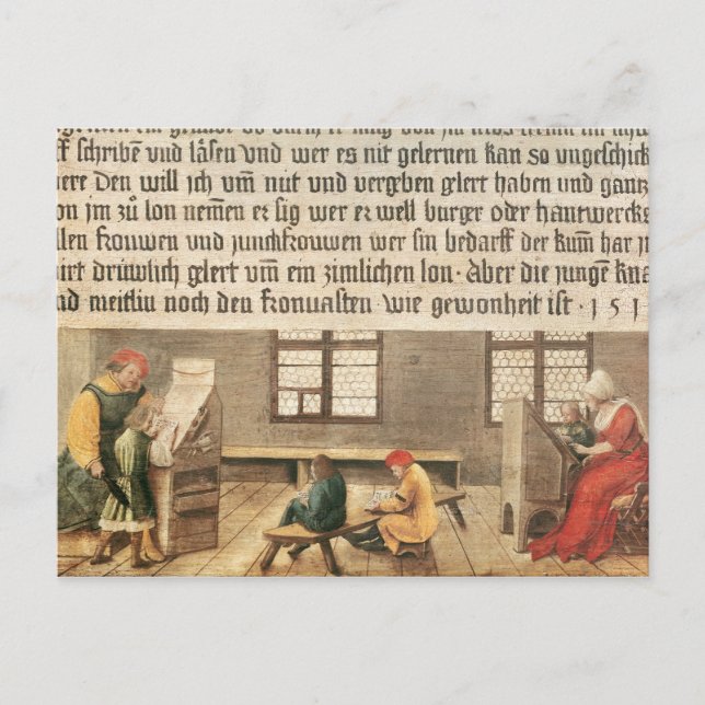 Cartão Postal Professor de escola (Frente)