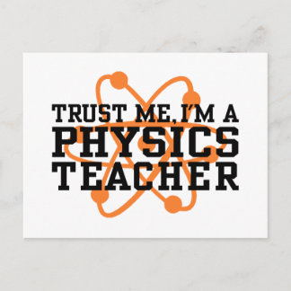 Cartão Postal Professor de Física