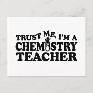 Cartão Postal Professor de Química