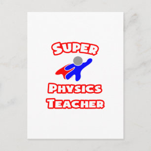 Cartão Postal Professor de Super Física