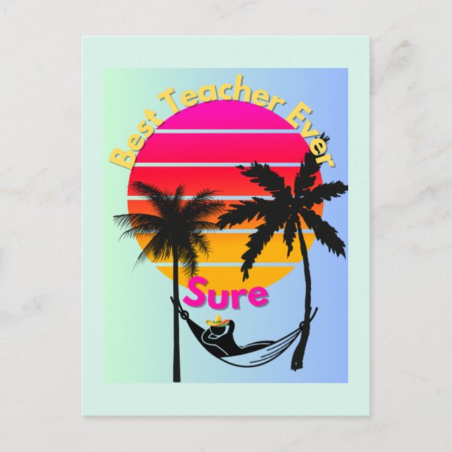Cartão Postal Professor do Ano: Claro (Frente)