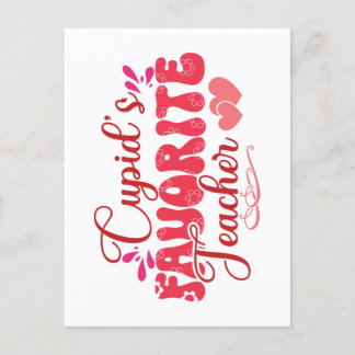 Cartão Postal Professor favorito de Cupid