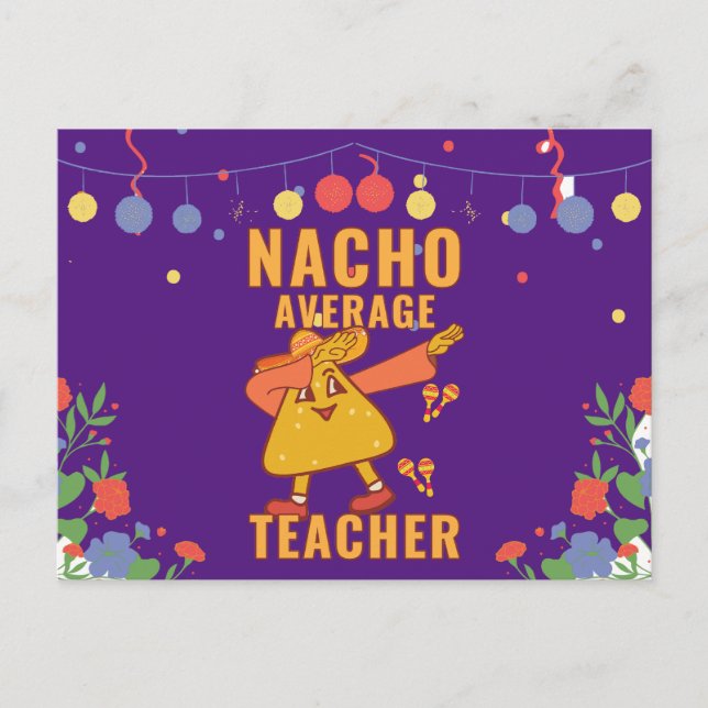 Cartão Postal Professor Nada Mediano (Frente)