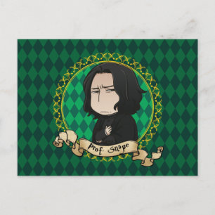 Cartão Postal Professor Snape Anime