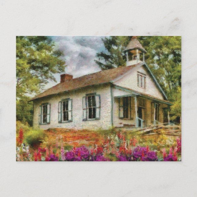 Cartão Postal Professora - A Casa da Escola (Frente)