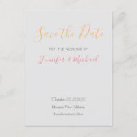 Profissional de Casamento Design Moderno Salve a D