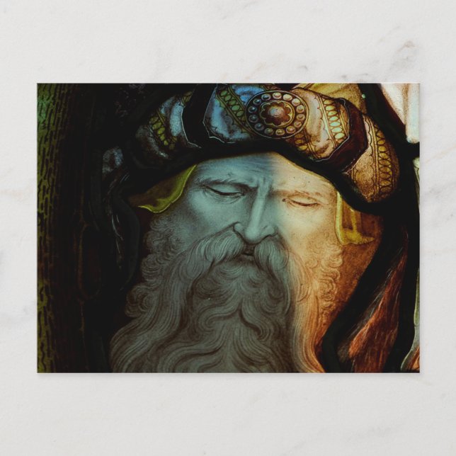 Cartão Postal Profundamente Pensativo (Frente)