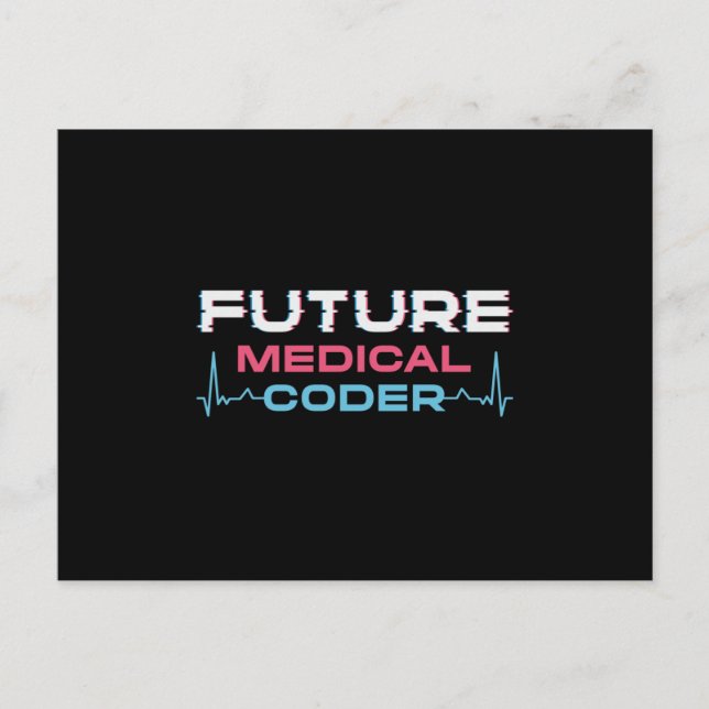 Cartão Postal Programador de Codificação de Código Médico do Pro (Frente)