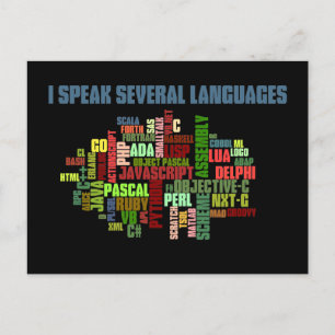 Cartão Postal Programadores têm várias habilidades de programaçã