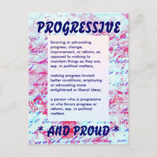 Cartão postal PROGRESSIVO