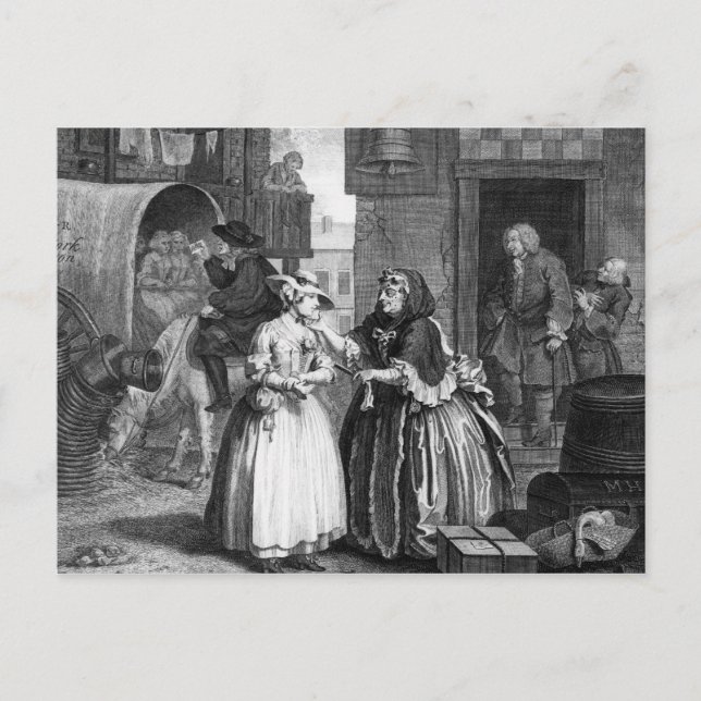 Cartão Postal Progresso de Um Harlot (Frente)