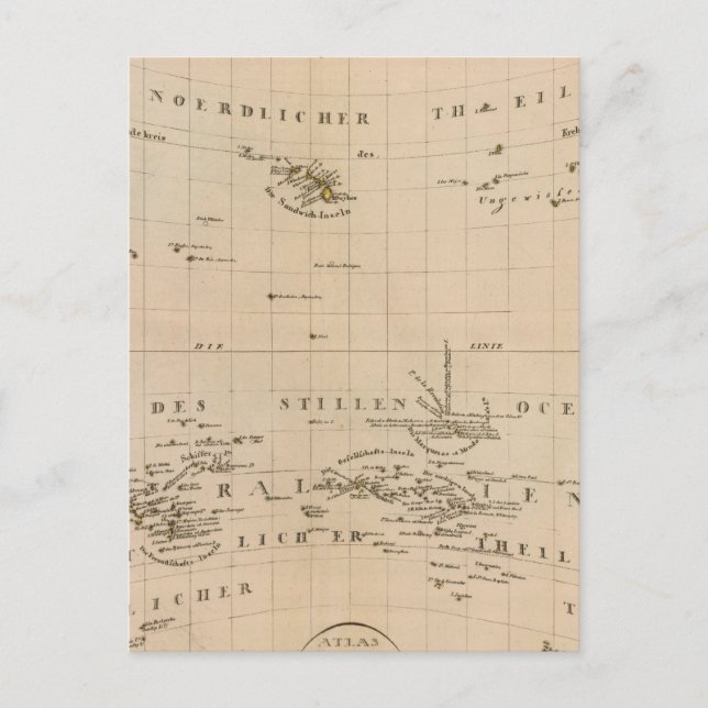 Cartão Postal Projeção Rara do Polo Norte (Frente)