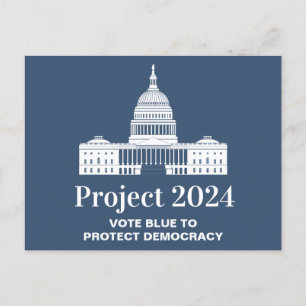 Cartão Postal Projeto 2024 Votação pela Democracia