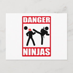 Cartão Postal Projeto de Matar da Academia Ninja Okinawa