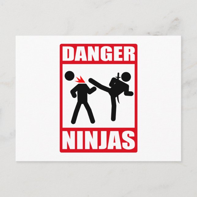 Cartão Postal Projeto de Matar da Academia Ninja Okinawa (Frente)