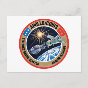 Cartão Postal Projeto de Teste Apollo-Soyuz (ASTP)