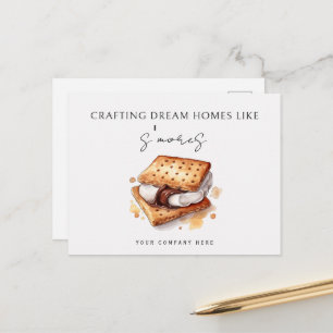 Cartão Postal Promoção Personalizada de Agricultura S'more Realt