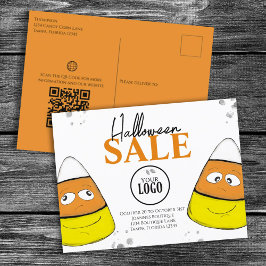 Cartão Postal Promocional de logotipo comercial do Halloween - K