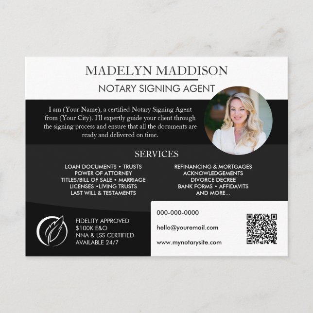 Cartão Postal Promocional de Marketing de Serviço Notório Profis (Frente)