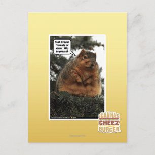 Cartão Postal Pronto para o inverno