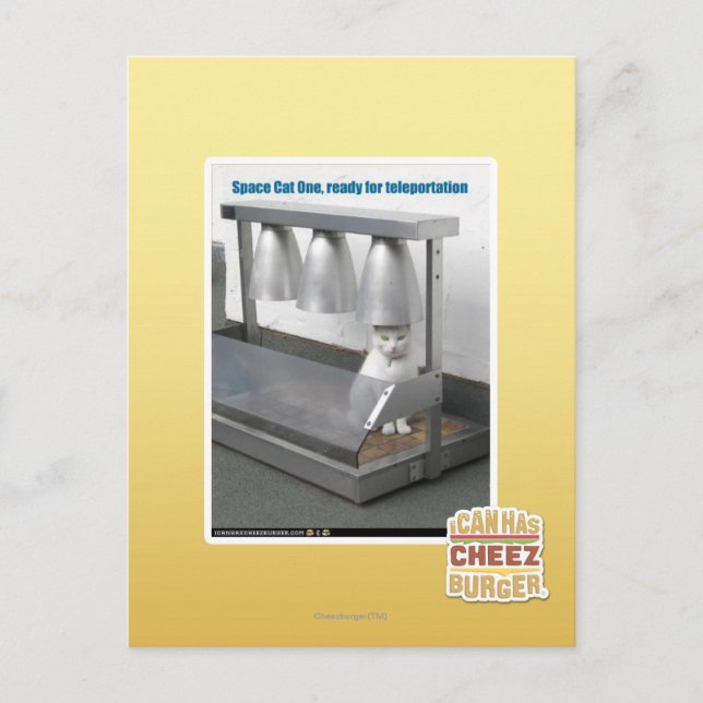 Cartão Postal Pronto para o teletransporte (Frente)