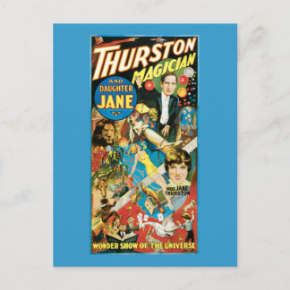 Cartão Postal Propaganda de Thurston e Daughn Jane Magistro