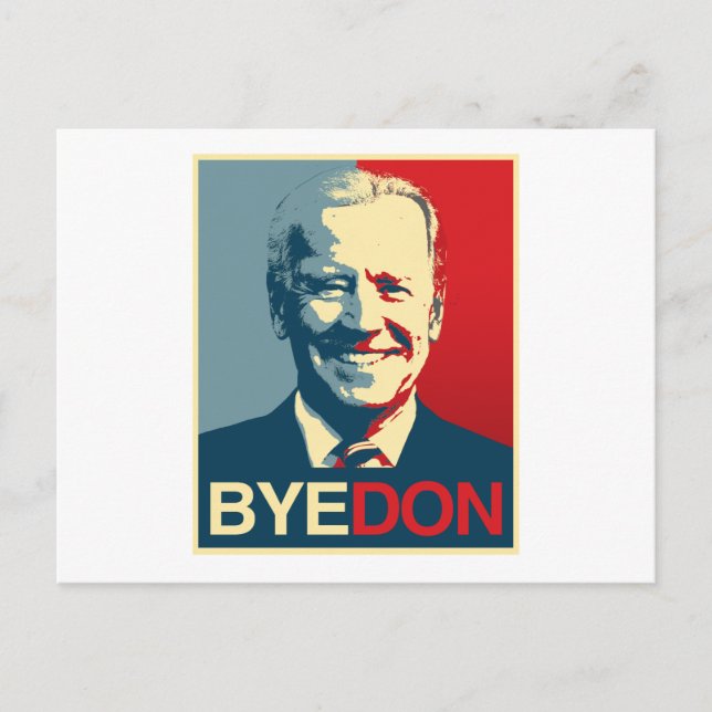 Cartão Postal Propaganda Poster - BYE DON (Frente)