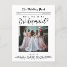 Proposta de Bridesmaid, Jornal Personalizado