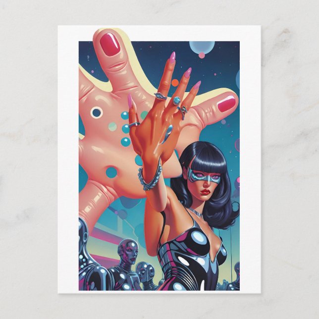 Cartão Postal Proposta de Casamento Surreal (Frente)