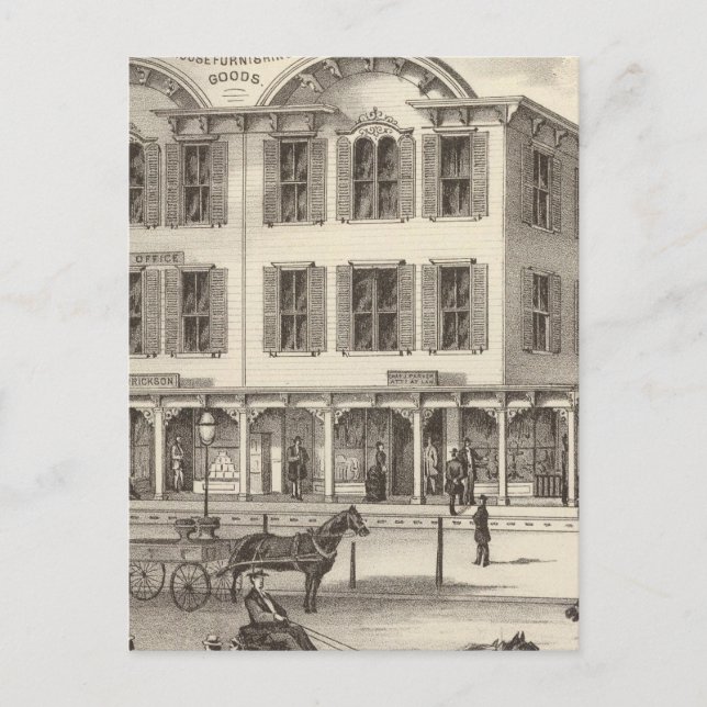 Cartão Postal Propriedade de armazenamento de Wainright & Errick (Frente)