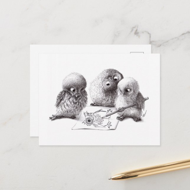 Cartão Postal Proprietários de Artistas (Frente/Verso In Situ)