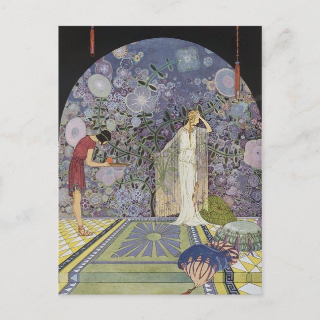 Cartão Postal Proserpina no Palácio de Plutão (Frente)