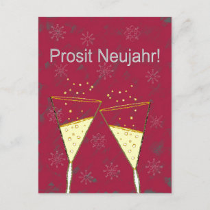 Cartão Postal Prosit Neujahr
