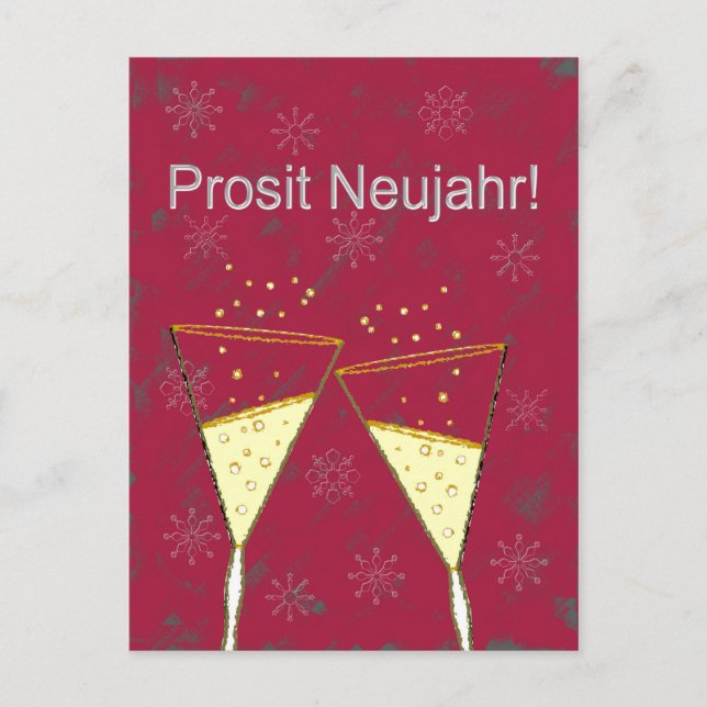 Cartão Postal Prosit Neujahr (Frente)