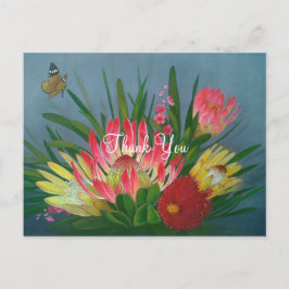 Cartão Postal Proteas Sul-Africanas Obrigado