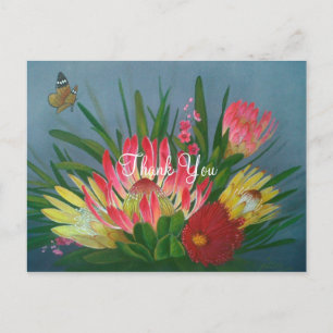 Cartão Postal Proteas Sul-Africanas Obrigado
