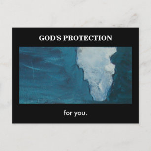 CARTÃO POSTAL PROTEÇÃO DE DEUS (ISAIA 41)