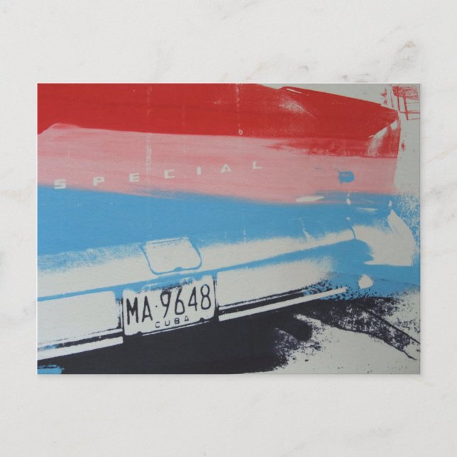 Cartão Postal Proteção multicor (Frente)