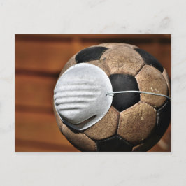 Cartão Postal Proteção Respiratória Do Futebol