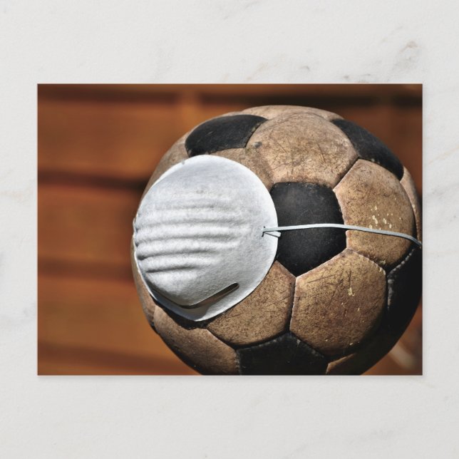 Cartão Postal Proteção Respiratória Do Futebol (Frente)