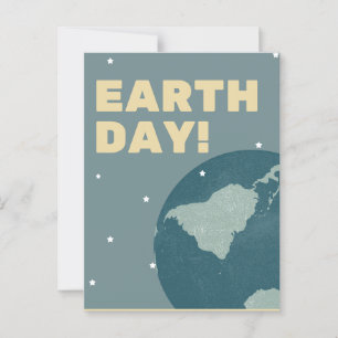 Cartão Postal Protect Our Planet , 22 de abril
