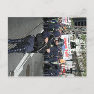 Cartão Postal Protesto na Guerra do Golfo de São Francisco