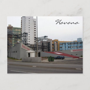 Cartão Postal protestos havana