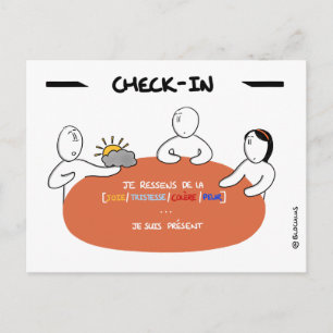 Cartão Postal Protocolo Carte Core : Check-in