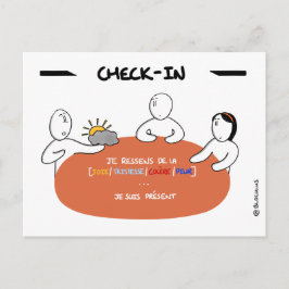 Cartão Postal Protocolo Carte Core : Check-in