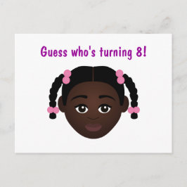 Cartão Postal #Proud2BNaturalMe Choose-My-Complexion Aniversário