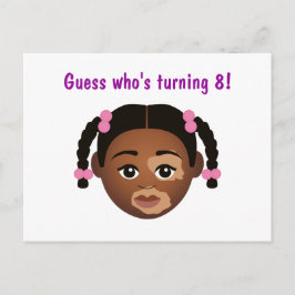 Cartão Postal #Proud2BNaturalMe Choose-My-Complexion Aniversário